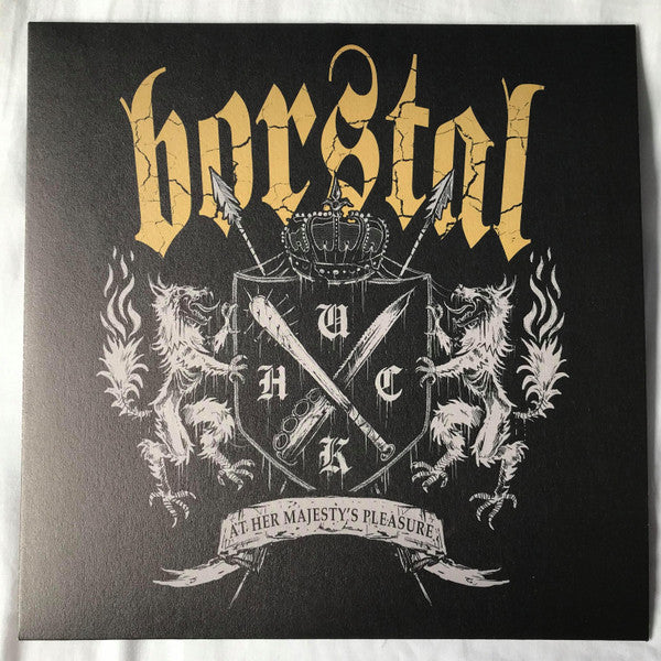 Borstal (4) : At Her Majesty’s Pleasure (12", EP, Ltd, Gol)