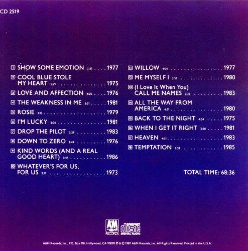 Joan Armatrading : Classics Volume 21 (CD, Comp, RM)
