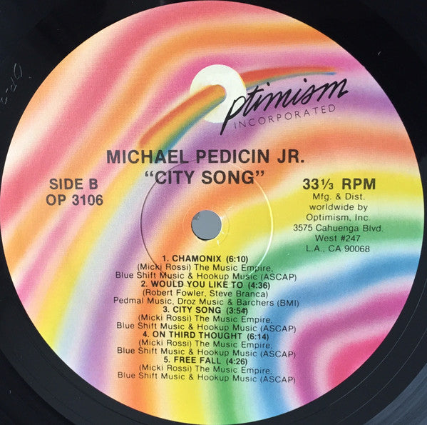Michael Pedicin, Jr : City Song (LP, Album)