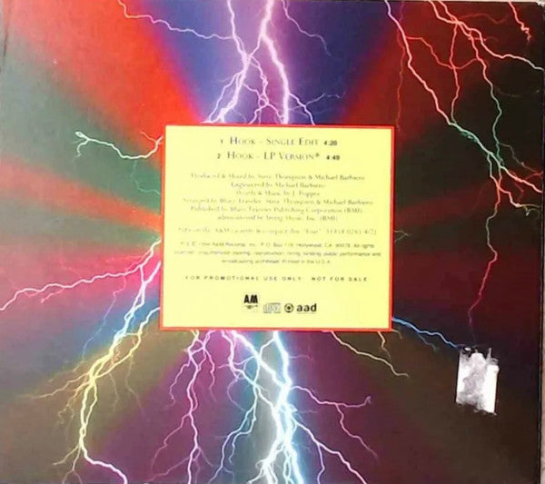 Blues Traveler : Hook (CD, Single, Promo, car)