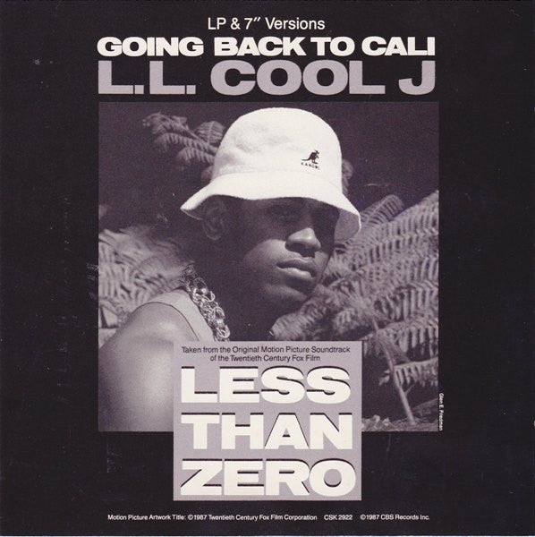LL Cool J : Going Back To Cali (From Less Than Zero) (CD, Single, Promo)