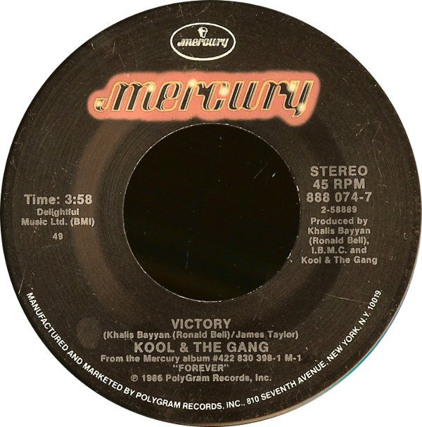 Kool & The Gang : Victory (7", Spe)