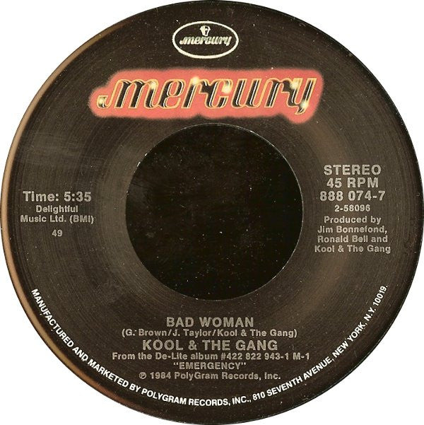 Kool & The Gang : Victory (7", Spe)