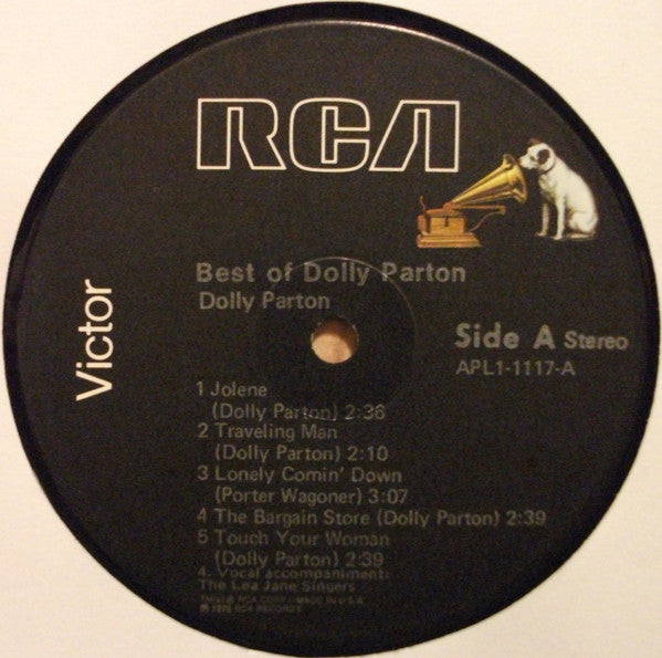 Dolly Parton : Best Of Dolly Parton (LP, Comp, RE, Ind)
