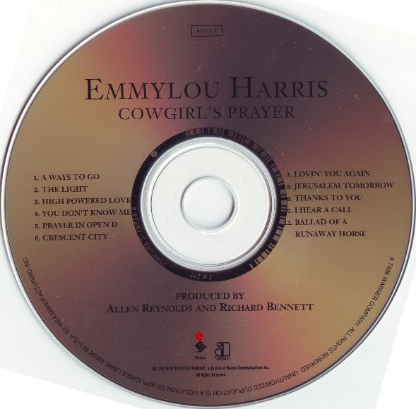 Emmylou Harris : Cowgirl's Prayer (CD, Album)