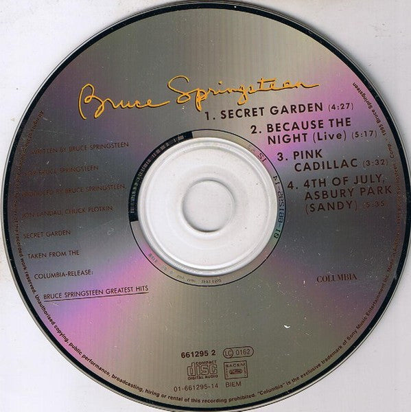 Bruce Springsteen : Secret Garden (CD, Maxi)
