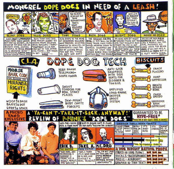 George Clinton & P-Funk All Stars : Dope Dogs (CD, Album, RE, RM)