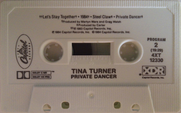 Tina Turner : Private Dancer (Cass, Album, Win)