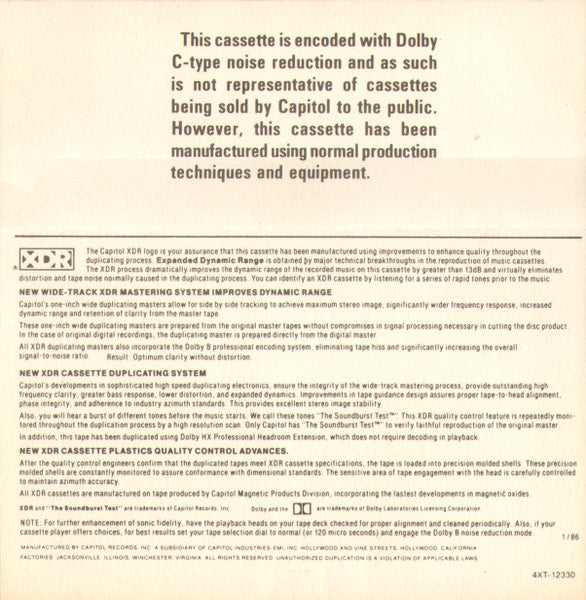 Tina Turner : Private Dancer (Cass, Album, Win)