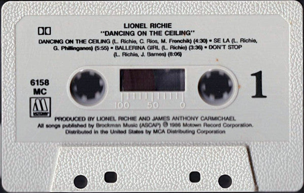 Lionel Richie : Dancing On The Ceiling (Cass, Album, Dol)