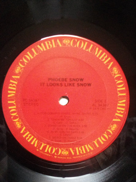 Phoebe Snow : It Looks Like Snow (LP, Album, Ter)