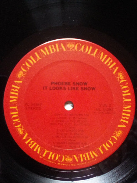 Phoebe Snow : It Looks Like Snow (LP, Album, Ter)