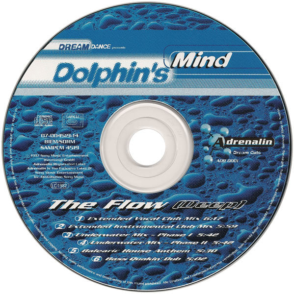 Dolphin's Mind : The Flow (Deep) (CD, Maxi, Promo)