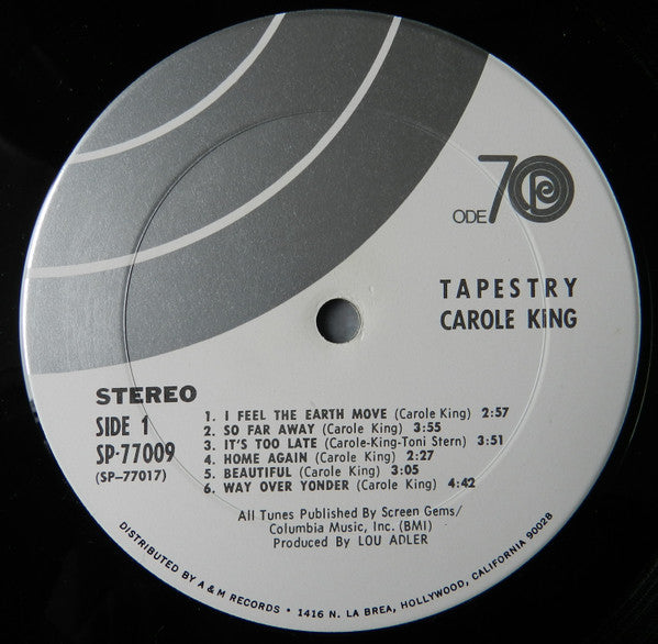Carole King : Tapestry (LP, Album, Tex)