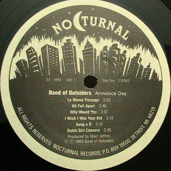 Band Of Outsiders : Armistice Day (LP, Album)