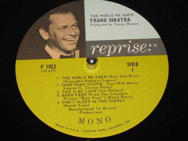 Frank Sinatra : The World We Knew (LP, Album, Mono, Ter)