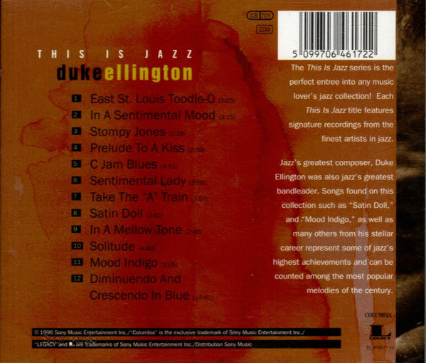 Duke Ellington : This Is Jazz (CD, Comp)