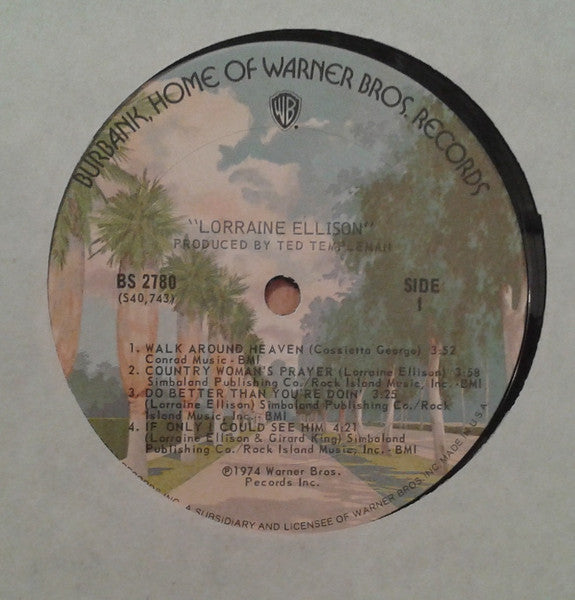 Lorraine Ellison : Lorraine Ellison (LP)