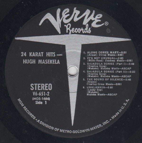 Hugh Masekela : 24 Karat Hits (2xLP, Comp)