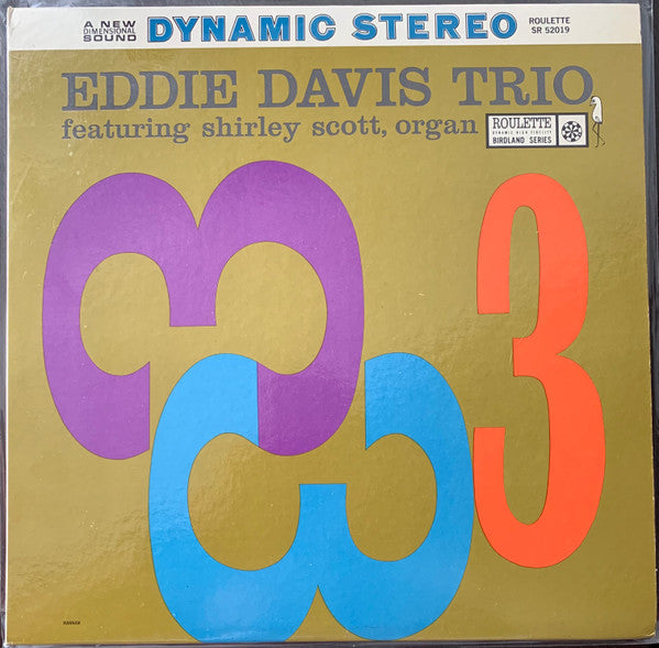 Eddie "Lockjaw" Davis Trio, Shirley Scott : Eddie Davis Trio Featuring Shirley Scott, Organ (LP, Album, RE)