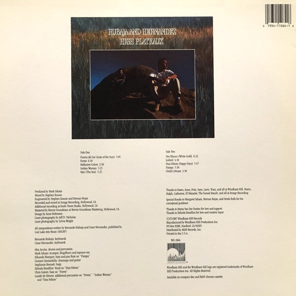 Rubaja And Hernandez : High Plateaux (LP, Album)