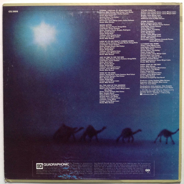 Santana : Caravanserai (LP, Album, Quad)