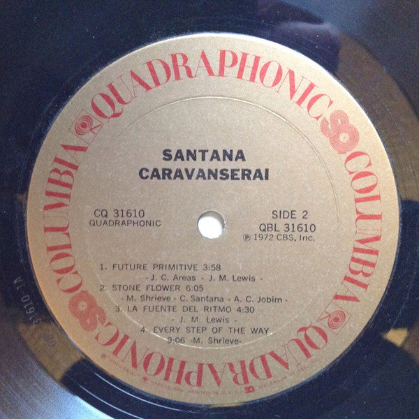 Santana : Caravanserai (LP, Album, Quad)