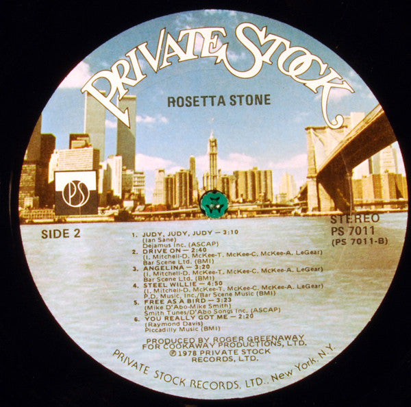 Rosetta Stone (2) : Rosetta Stone (LP, Album)