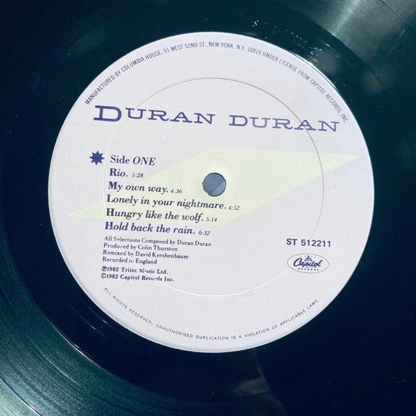 Duran Duran : Rio (LP, Album, Club, Car)