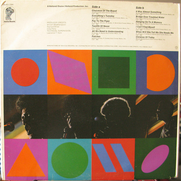 Chairmen Of The Board : In Session (LP, Album, Los)