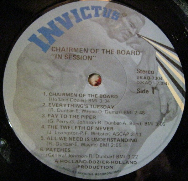Chairmen Of The Board : In Session (LP, Album, Los)
