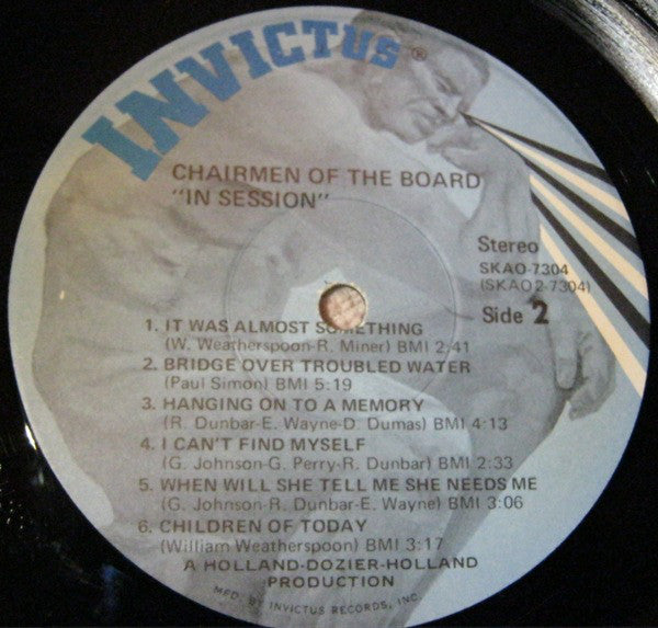 Chairmen Of The Board : In Session (LP, Album, Los)