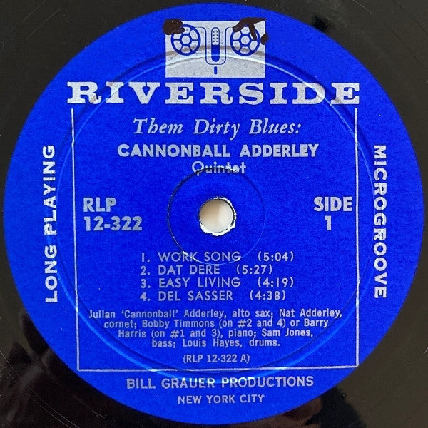 The Cannonball Adderley Quintet : Them Dirty Blues (LP, Album, Mono, Abb)