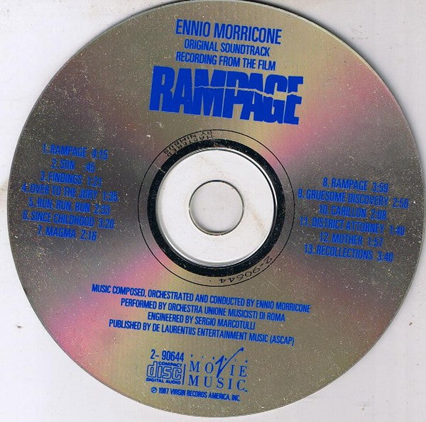 Ennio Morricone : Rampage (Original Motion Picture Soundtrack) (CD, Album)