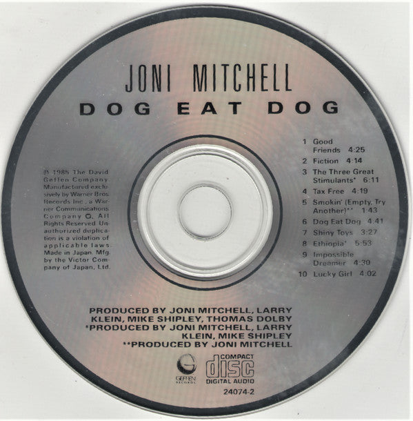 Joni Mitchell : Dog Eat Dog (CD, Album)