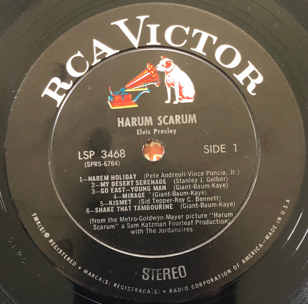 Elvis Presley : Harum Scarum (LP, Album, Roc)
