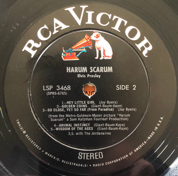Elvis Presley : Harum Scarum (LP, Album, Roc)