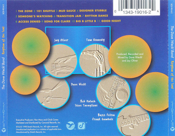The Dave Weckl Band : Rhythm Of The Soul (CD, Album)
