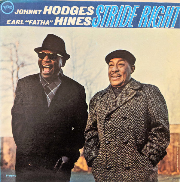 Johnny Hodges, Earl Hines : Stride Right (LP, Album, Mono)