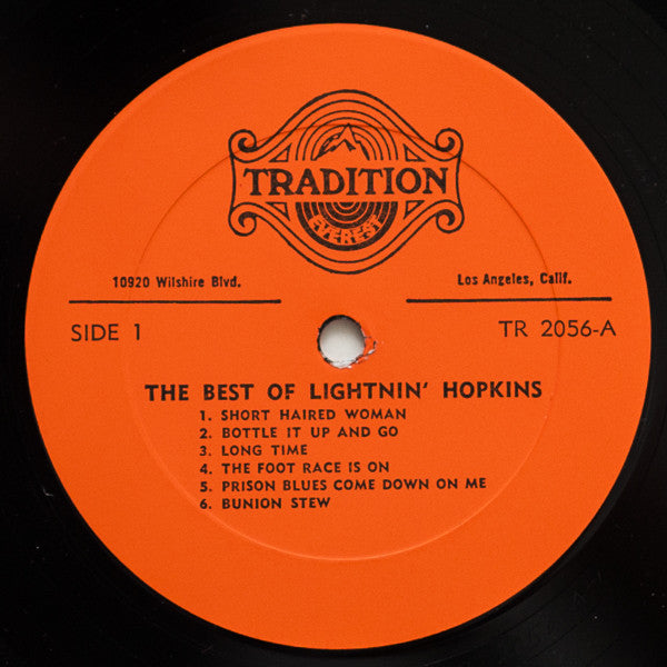Lightnin' Hopkins : The Best Of Lightnin' Hopkins (LP, Comp)