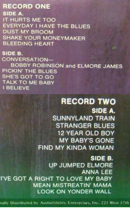 Elmore James : History Of Elmore James (2xLP, Comp)