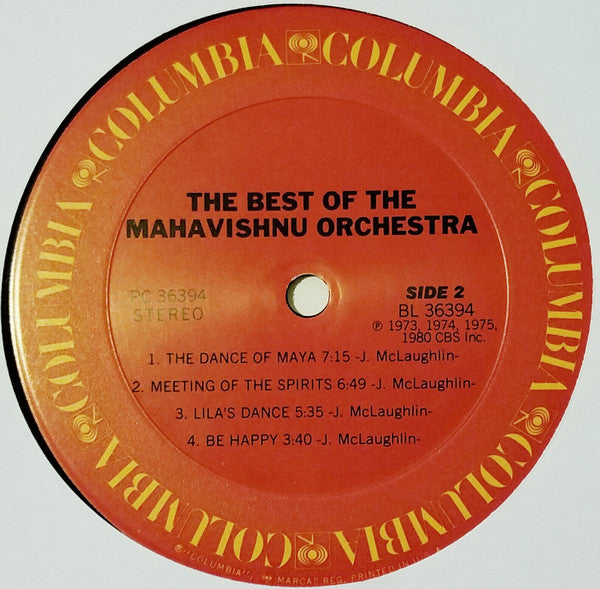 Mahavishnu Orchestra : The Best Of The Mahavishnu Orchestra (LP, Comp, RE)