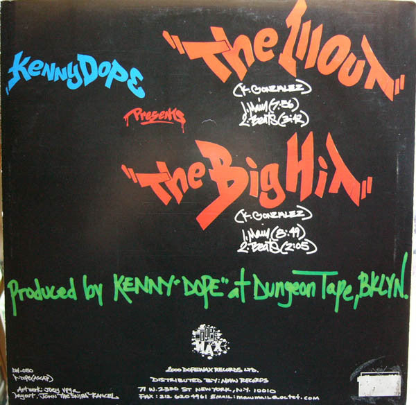 Kenny "Dope" Gonzalez : The Illout (12")