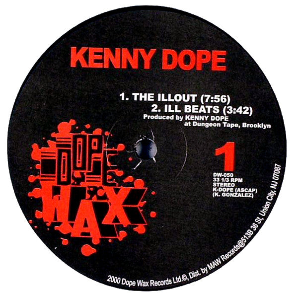 Kenny "Dope" Gonzalez : The Illout (12")