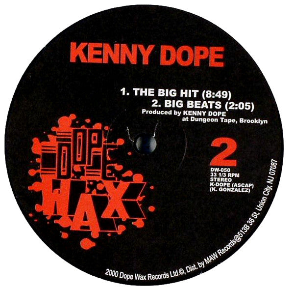 Kenny "Dope" Gonzalez : The Illout (12")