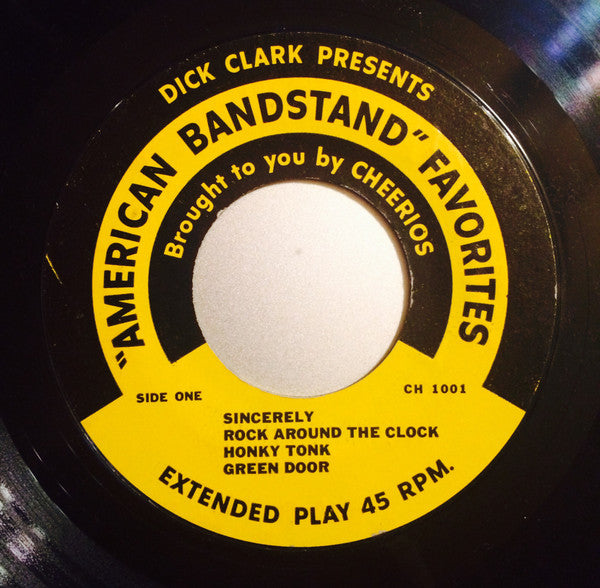 Dick Clark (2), Charlie Gracie, Timmie Rogers, Unknown Artist, Dick Warren : Dick Clark Presents "American Bandstand" Favorites (7", EP, Comp, Promo)