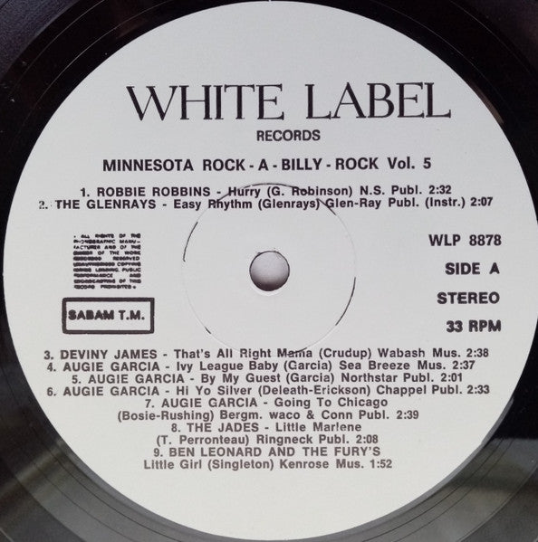 Various : Minnesota Rock-A-Billy-Rock Vol.5 (LP, Comp)