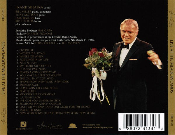 Frank Sinatra : Live At The Meadowlands (CD, Album)