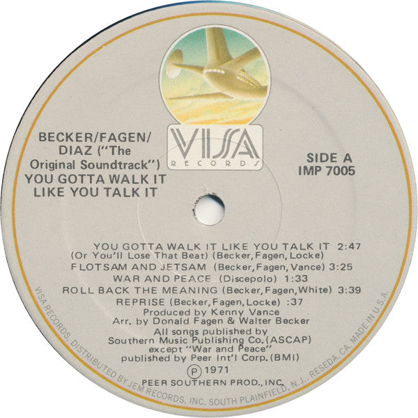 The Original Soundtrack* : You Gotta Walk It Like You Talk It (Or You'll Lose That Beat) (LP, Album, RE)