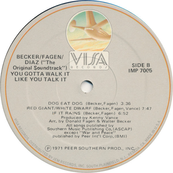 The Original Soundtrack* : You Gotta Walk It Like You Talk It (Or You'll Lose That Beat) (LP, Album, RE)